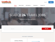 Tablet Screenshot of hottraveljobs.com